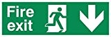 Fire exit with down arrow - Safe Condition/Fire Exit Sign by safetysignsupplies