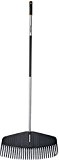 Fiskars Ergonomic Laubbesen, Länge 185 cm, Breite 58 cm, 29 Zinken, Kunststoff/Aluminiumstiel, Schwarz, L, 1000660