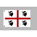 Flagge 90 x 150 : Sardinien