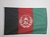 FLAGGE AFGHANISTAN 90x60cm - AFGHANISCHE FAHNE 60 x 90 cm Aussenverwendung - flaggen AZ FLAG Top Qualität