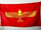 FLAGGE ARAMÄISCHE SYRISCHE 150x90cm - SEMITISCHEN FAHNE 90 x 150 cm scheide für Mast - flaggen AZ FLAG Top Qualität