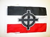FLAGGE DEUTSCHES KAISERREICH MIT KELTISCHER KREUZ 45x30cm mit kordel - KELTENKREUZ FAHNE 30 x 45 cm - flaggen AZ FLAG ...