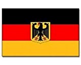 Flagge Deutschland mit Adler - 90 x 150 cm