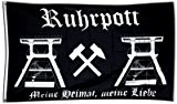 Flagge Deutschland Ruhrpott Ruhrgebiet 2 - 90 x 150 cm