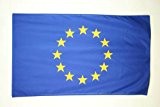 FLAGGE EUROPÄISCHE UNION 150x90cm - EUROPA FAHNE 90 x 150 cm feiner polyester - flaggen AZ FLAG