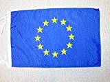 FLAGGE EUROPÄISCHE UNION 45x30cm mit kordel - EUROPA FAHNE 30 x 45 cm - flaggen AZ FLAG Top Qualität