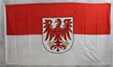 Flagge Fahne Brandenburg 90x60 cm wetterfest und lichtecht für innen und aussen