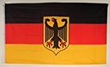 Flagge Fahne ca. 90x150 cm : Deutschland Dienstflagge Adler deutsche Dienstfahne
