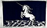 Flagge Fahne ca. 90x150 cm : Unicorn / Einhorn