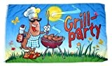 Flagge / Fahne Grill Party Grillfahne 90 x 150 cm