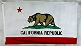 Flagge Fahne Kalifornien 90x60 cm wetterfest und lichtecht für innen und aussen