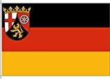 Flagge Fahne Kleinflagge Landesflagge Rheinland-Pfalz - 40 x 60cm