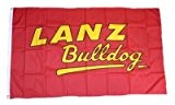 Flagge Fahne Lanz Bulldog Schrift 90 x 150 cm FLAGGENMAE®