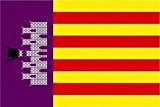 Flagge Fahne Mallorca, ca. 90 x 150 cm