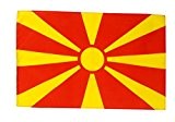 Flagge / Fahne Mazedonien + gratis Sticker, Flaggenfritze®