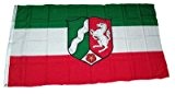 Flagge Fahne NRW Nordrhein-Westfalen 60 x 90 cm FLAGGENMAE®