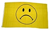 Flagge / Fahne Smile traurig Smiley 90 x 150 cm FLAGGENMAE®