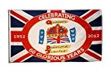 Flagge Großbritannien Diamond Jubilee of Queen Elizabeth II 60. Kronjubiläum - 90 x 150 cm