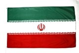 FLAGGE IRAN 150x90cm - IRANISCHE FAHNE 90 x 150 cm feiner polyester - flaggen AZ FLAG