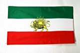 FLAGGE IRAN ALT 150x90cm - IRANISCHE FAHNE 90 x 150 cm - flaggen AZ FLAG Top Qualität
