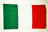 FLAGGE ITALIEN 150x90cm - ITALIENISCHE FAHNE 90 x 150 cm feiner polyester - flaggen AZ FLAG