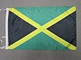FLAGGE JAMAIKA 45x30cm mit kordel - JAMAIKANISCHE FAHNE 30 x 45 cm - flaggen AZ FLAG Top Qualität