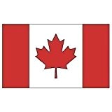 FLAGGE KANADA CANADA Fahne, Grösse: ca. 90x150 cm, Ordentliche Qualität - KEINE hauchdünne Ware - Stoffgewicht ca. 100 gr/m2 - ...