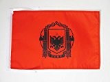 FLAGGE KÖNIGREICH ALBANIEN 1939-1944 45x30cm mit kordel - ALBANISCHES KÖNIGREICH FAHNE 30 x 45 cm - flaggen AZ FLAG Top ...