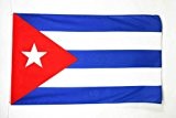 FLAGGE KUBA 150x90cm - KUBANISCHE FAHNE 90 x 150 cm - flaggen AZ FLAG Top Qualität