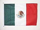 FLAGGE MEXIKO 90x60cm - MEXIKANISCHE FAHNE 60 x 90 cm Aussenverwendung - flaggen AZ FLAG Top Qualität