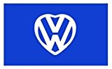 Flagge mit englischer Aufschrift I love my VW Volkswagen Käfer, 152 x 91 cm