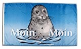 Flagge Moin Moin Seehund - 90 x 150 cm