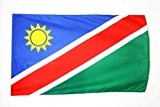 FLAGGE NAMIBIA 150x90cm - REPUBLIK NAMIBIA FAHNE 90 x 150 cm feiner polyester - flaggen AZ FLAG
