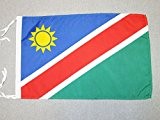 FLAGGE NAMIBIA 45x30cm mit kordel - REPUBLIK NAMIBIA FAHNE 30 x 45 cm - flaggen AZ FLAG Top Qualität