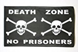 FLAGGE PIRAT DEAD ZONE 150x90cm - PIRATEN TOTENKOPF FAHNE 90 x 150 cm - flaggen AZ FLAG Top Qualität