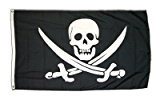 Flagge Pirat mit zwei Schwertern - 60 x 90 cm
