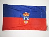 FLAGGE PROVINZ LUGO 150x90cm - LUGO IN SPANIEN FAHNE 90 x 150 cm scheide für Mast - flaggen AZ FLAG ...