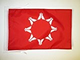 FLAGGE SIOUX OGLALA VON SOUTH DAKOTA 45x30cm mit kordel - INDIANER FAHNE 30 x 45 cm - flaggen AZ FLAG ...
