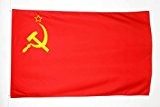 FLAGGE SOWJETUNION UDSSR 150x90cm - KOMMUNISMUS FAHNE 90 x 150 cm - flaggen AZ FLAG Top Qualität