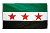 Flagge Syrien 1932-1963 / Opposition - Freie Syrische Armee - 90 x 150 cm