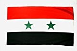 FLAGGE SYRIEN 90x60cm - SYRISCHE FAHNE 60 x 90 cm - flaggen AZ FLAG Top Qualität