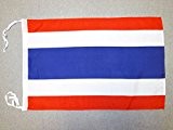 FLAGGE THAILAND 45x30cm mit kordel - THAILÄNDISCHE FAHNE 30 x 45 cm - flaggen AZ FLAG Top Qualität