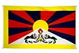 Flaggenfritze® Balkonflagge Tibet