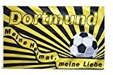 Flaggenfritze® Fanflagge Dortmund Fußball - Meine Heimat meine Liebe - 90 x 150 cm
