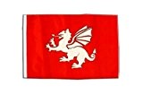 Flaggenfritze® Flagge England weißer Drache - 30 x 45 cm