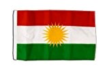 Flaggenfritze® Flagge Kurdistan - 30 x 45 cm
