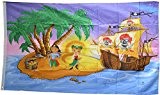 Flaggenfritze® Flagge Pirat Kinderpiraten Schiff - 90 x 150 cm