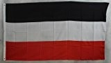 Flaggenking Fahne, Deutsches Kaiserreich Kaiserflagge, schwarz / weiß / rot, 150 x 90 x 1 cm, 16924