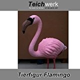 Flamingo 90 cm Tierfigur | Teichdeko | Gartendeko | Kunststofftier