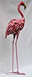 Flamingo stehend, Metall, Dekofigur, Gartendeko, Höhe 107 cm